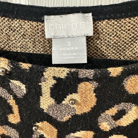 Chicos stuffed animal print sweater - Picture 3 of 3